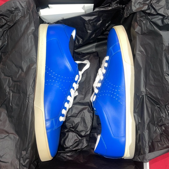 Celine Bright Blue Men's Sneakers - Picture 1 of 3